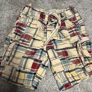 Abercrombie & Fitch Cargo Patchwork shorts size 33